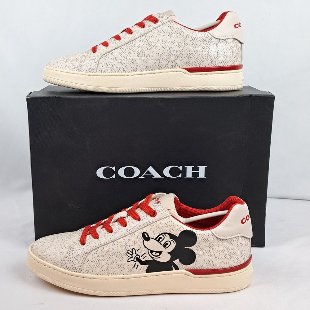 Disney Mickey Mouse X Keith Haring Clip Low Top Sneaker Size 10B